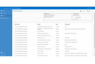 Sensitive Content Manager for Files