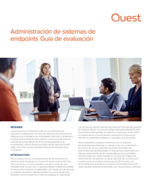 Administración de sistemas de endpoints Guía de evaluación