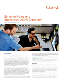 Ein fehlerfreies und optimiertes Active Directory