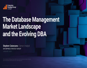 ESG 2025: The Database Management Market Landscape and the Evolving DBA