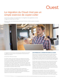 La migration du Cloud n’est pas un simple exercice de copier-coller 