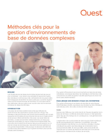 Méthodes clés pour la gestion d’environnements de base de données complexes