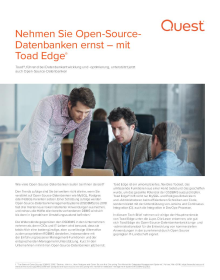 Nehmen Sie Open-Source- Datenbanken ernst – mit  Toad Edge