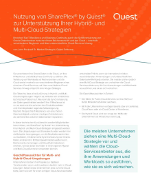 Nutzung von SharePlex® by Quest® zur Unterstützung Ihrer Hybrid- und Multi-Cloud-Strategie...