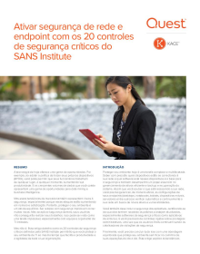 Protegendo sua rede e endpoints com os 20 controles de segurança críticos do SANS Institut...