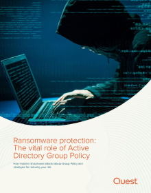 Ransomware protection: the vital role of Active Directory Group Policy