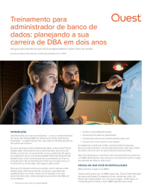 Treinamento para administrador de banco de dados: planejando a sua carreira de DBA em dois anos