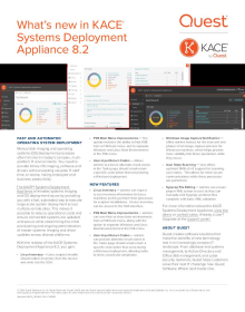 What's New in KACE SDA 8.2?