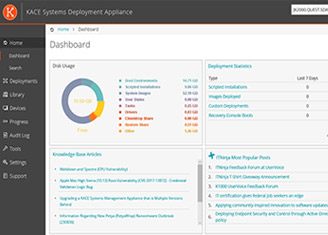 KACE Systems Deployment Appliance