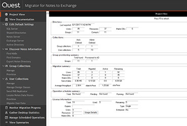 Migrator for Notes to Exchange