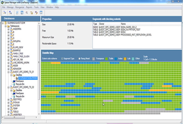 Space Manager with LiveReorg