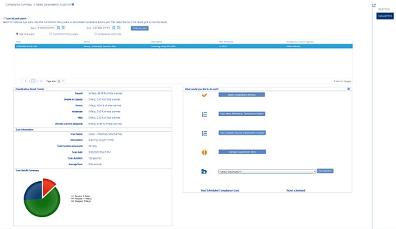 我们的SharePoint内容管理解决方案Metalogix Sensitive Content Manager。