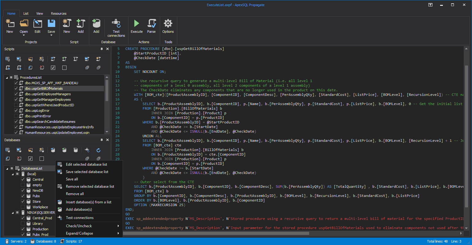 ApexSQL Propagate