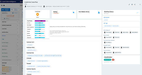 Deliver automated trust scoring