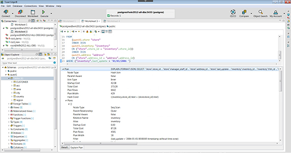 Toad Edge for PostgreSQL