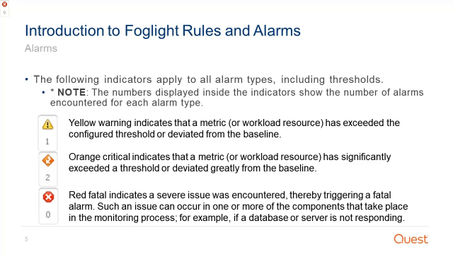 Introduction to Rules and Alarms