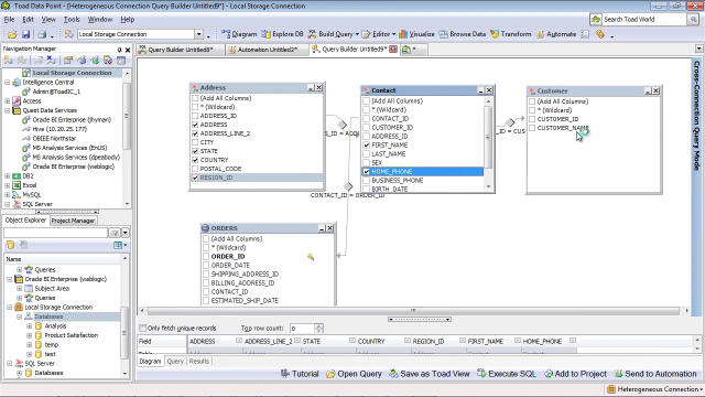 Introduction to Toad Data Point Professional Edition