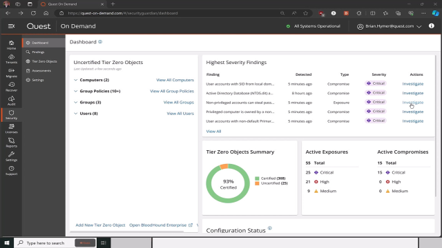 Mitigate AD threats in 3 easy steps