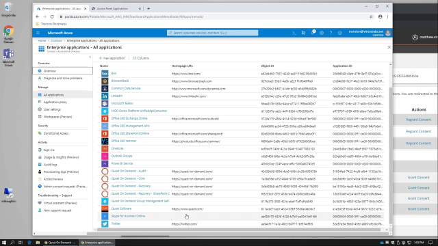 Recovering Applications and Service Principals with On Demand Recovery