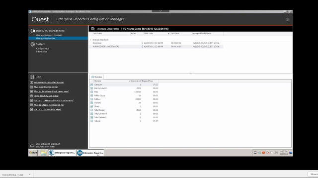 Using the File Storage Analysis module in Enterprise Reporter